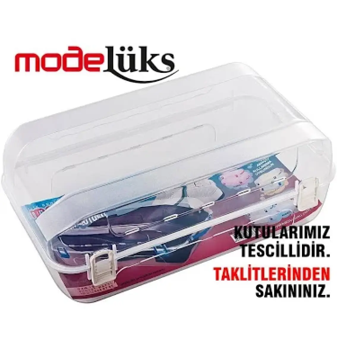 Galaksi Elit Lüks Seri 10'Lu Babet Bayan Ayakkabı Kutusu-Şeffaf
