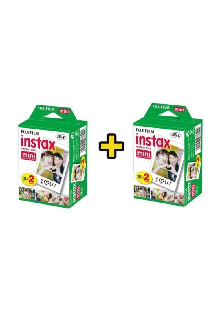 Fuji İnstax Mini 10x2 20 Sheets Fotoğraf Filmi 2 Paket (40 Poz)