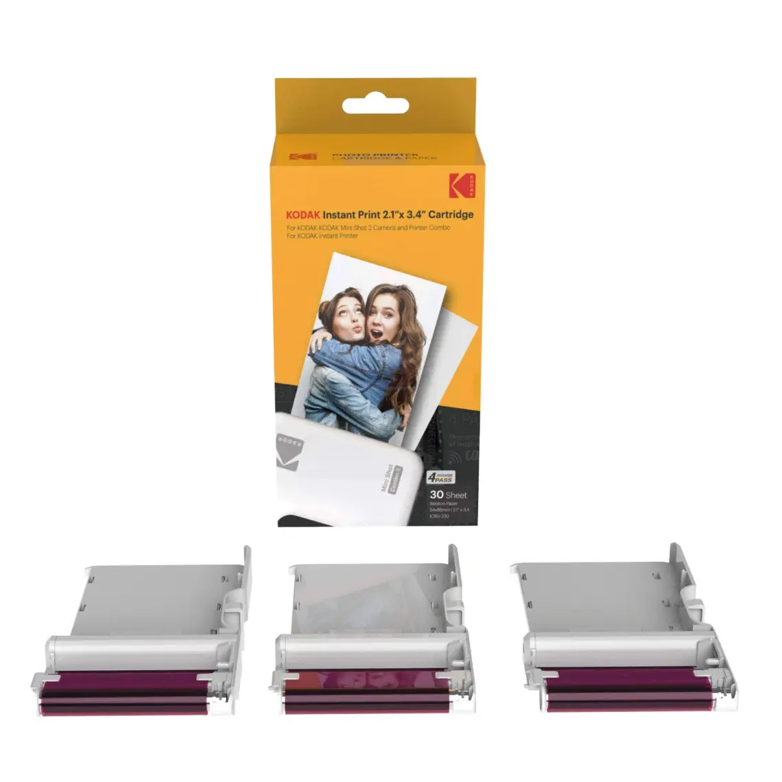 Kodak ICRG-230 - 30 Adetlik Baskı Seti - 4pass ( Çizilmez Parmak Izi Yapmaz Suya Dayanıklı )