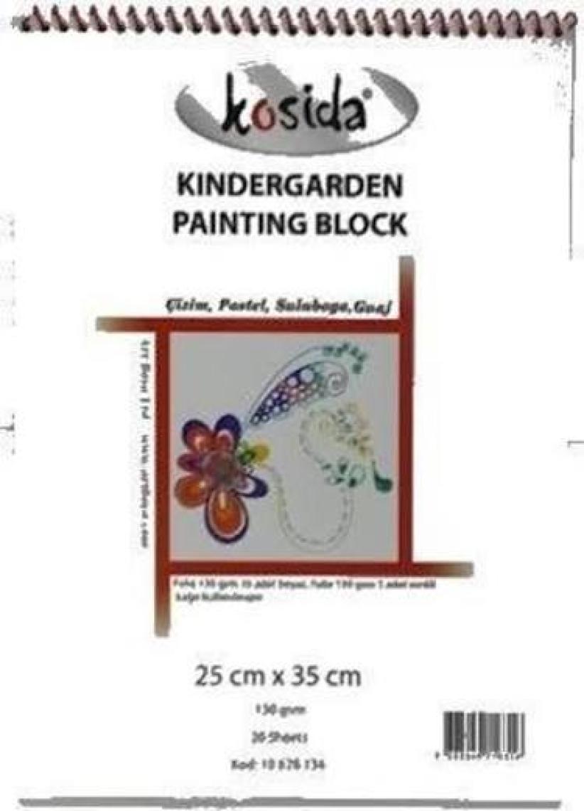 Kosida Resim Defteri Kindergarden 130G 25 x 35 25 Yaprak.