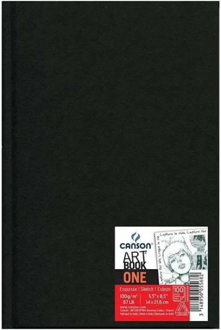 Canson One Art Book 100GR Çizim Defteri 98 Sayfa 14X21.6CM (Sert Kapak)