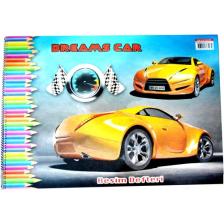 Sim 35X50 Spiralli Karton Kapak 15 Yaprak Resim Defteri 1 Adet