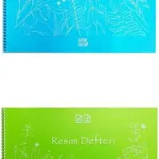 Gıpta Eco Spiralli PP Kapak Resim Defteri 35X50 25 Yp. Farklı Renklerde