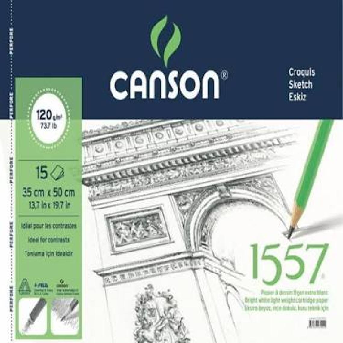 Canson 18015 Resim Defteri 180 gr 35 x 50 cm
