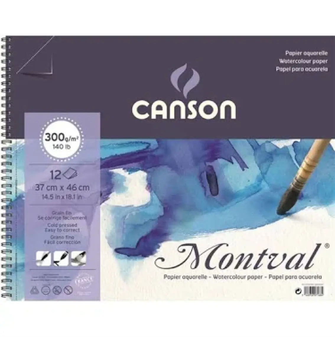 Canson Montval Blok 300Gr 37X46 12Yp