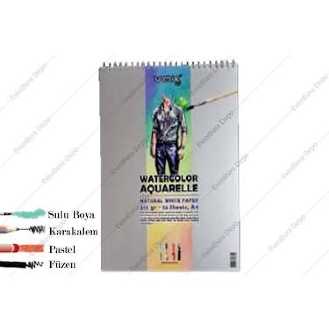 Vox Suluboya Aquarell Resim Defteri A5 315 gr 12 Sayfa