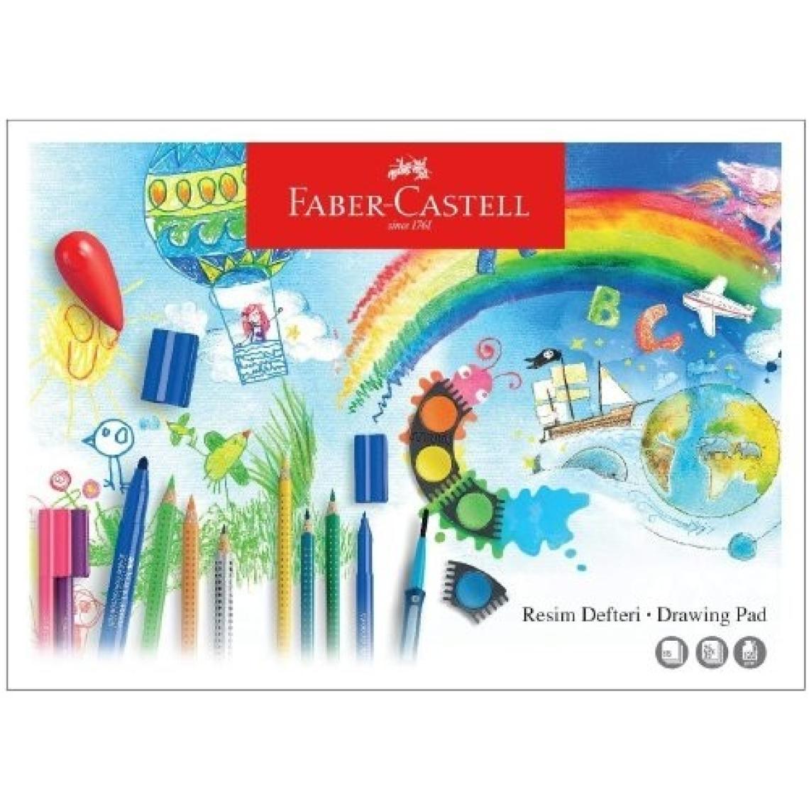 Faber-Castell Karton Kapak Resim Defteri 25x35 cm 15 Yaprak (5075400025)