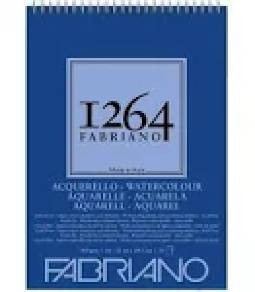 Fabriano 1264 Watercolour Sulu Boya Defteri Üstten Spiralli 300G
