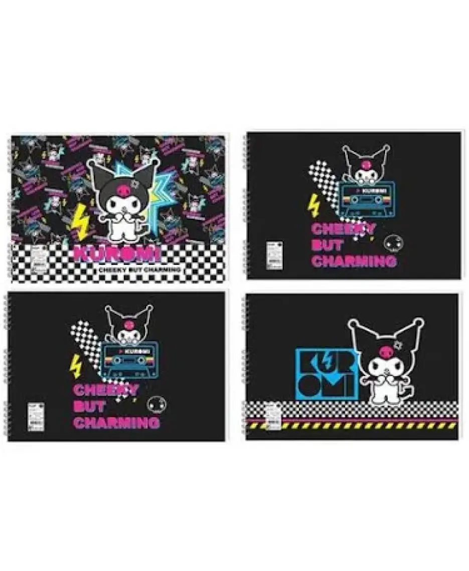 Kuromi 25*35 15 Yp. Spiralli Resim Defteri