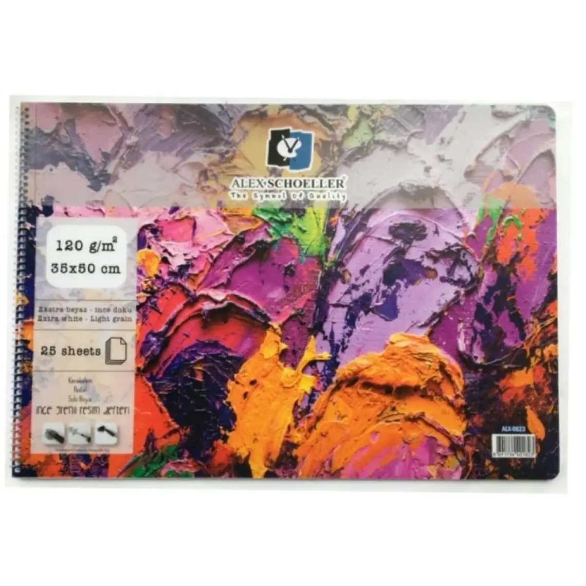 Alex Schoeller Resim Defteri 35X50 Spr 120 Gr 25 Syf 0823
