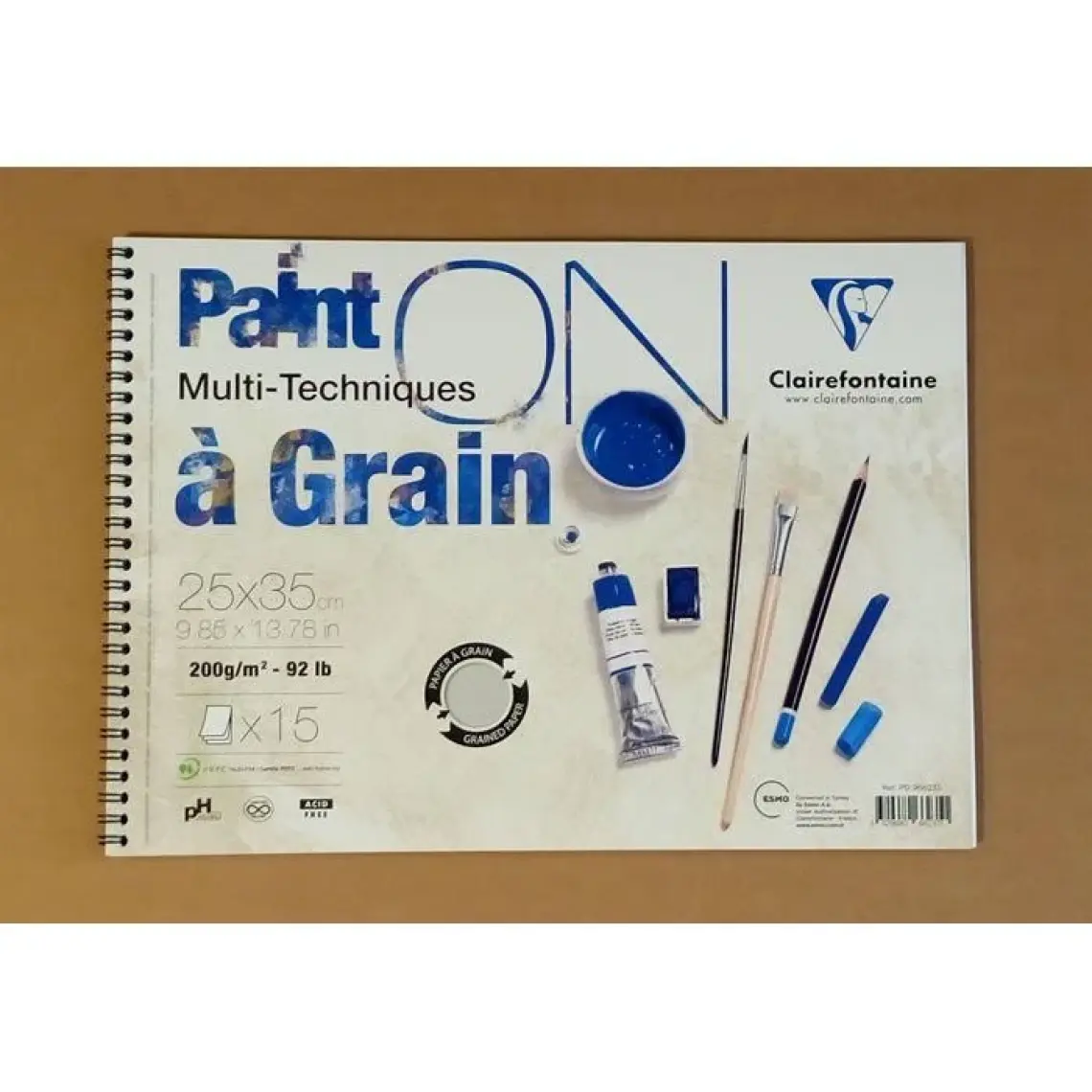 Clairefontaine Resim Defteri 25X35 200Gr 15 Yaprak 966235