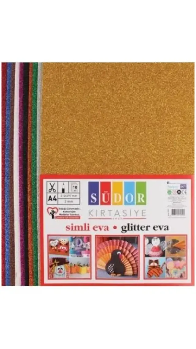 Eva 20x30 Cm 10 Renk Simli --sk01