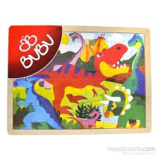 Bu-Bu Ahşap Puzzle 40X30cm 24 Parçalı Bubu-Ap0001
