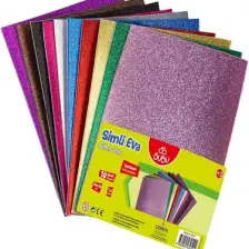Bu-bu Eva 20x30 Simli Yapışkanlı 1,8mm 10 Renk Ev0038 5 Adet