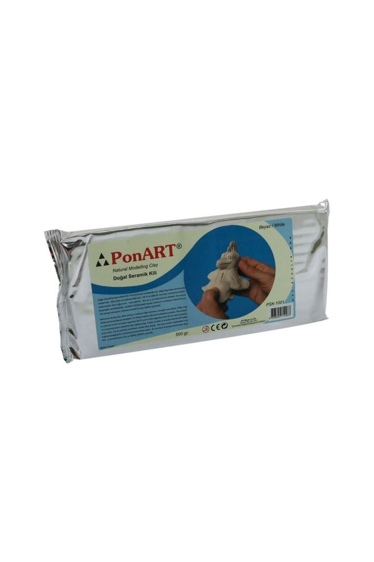 Ponart - Kosida Seramik Kili 500 Gr. Beyaz