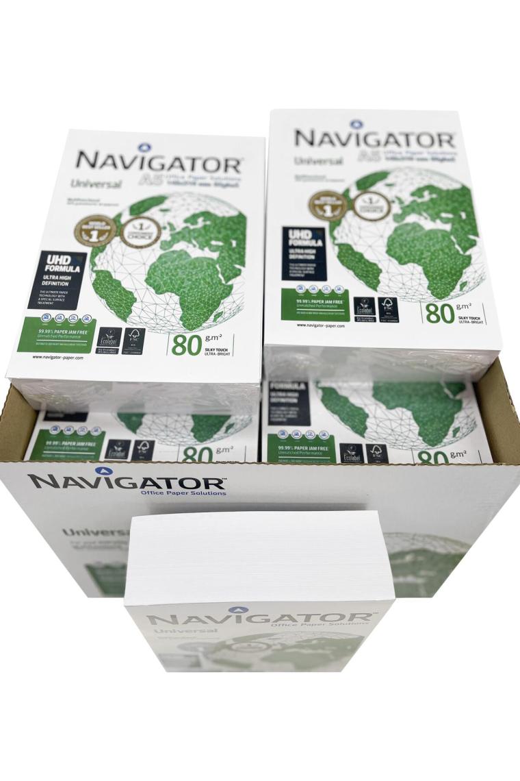 Navigator  A5 (148X210MM) Navigatör Yarım Boy Fotokopi Kağıdı 500 Ad x 10 Paket