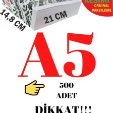 Ve-Ge A5 Fotokopi Kağıdı 80 Gr. 500 Adet (A4 Yarısıdır)