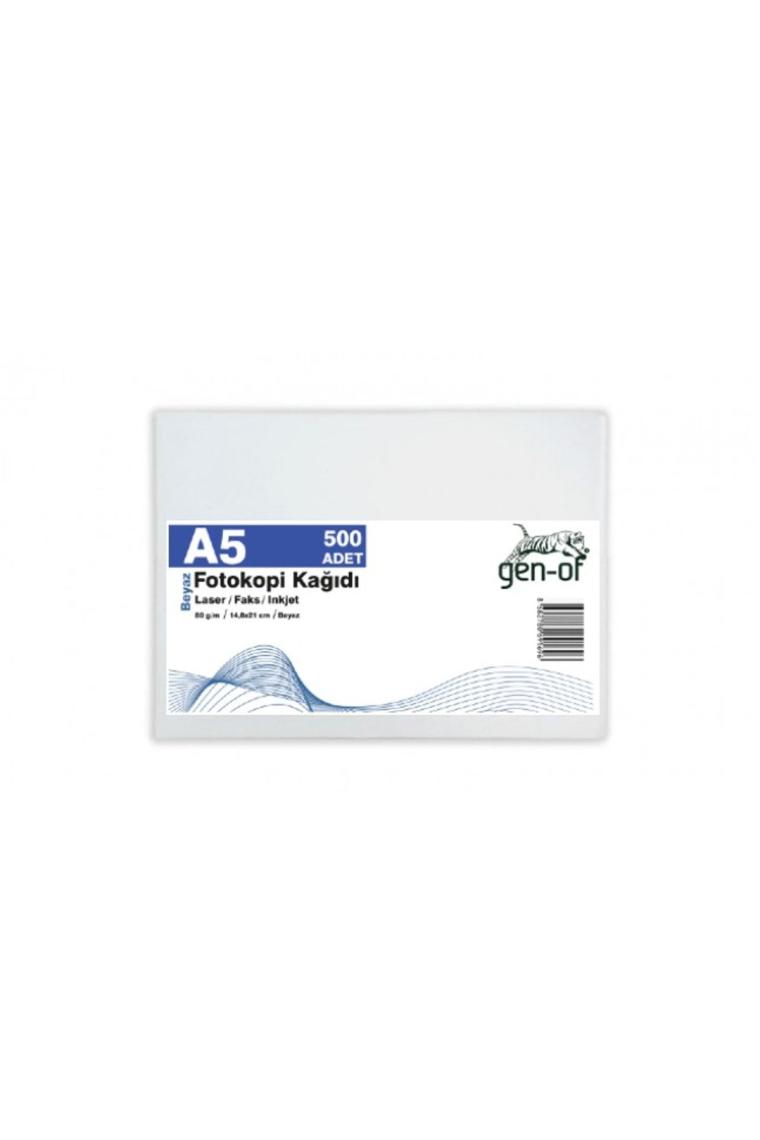 A5 80 G-M² 500 Adet Beyaz Fotokopi Kağıdı 1 Paket