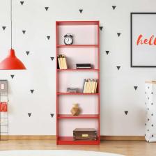 Adore Max 5 Raflı Kitaplık - Kırmızı Renk