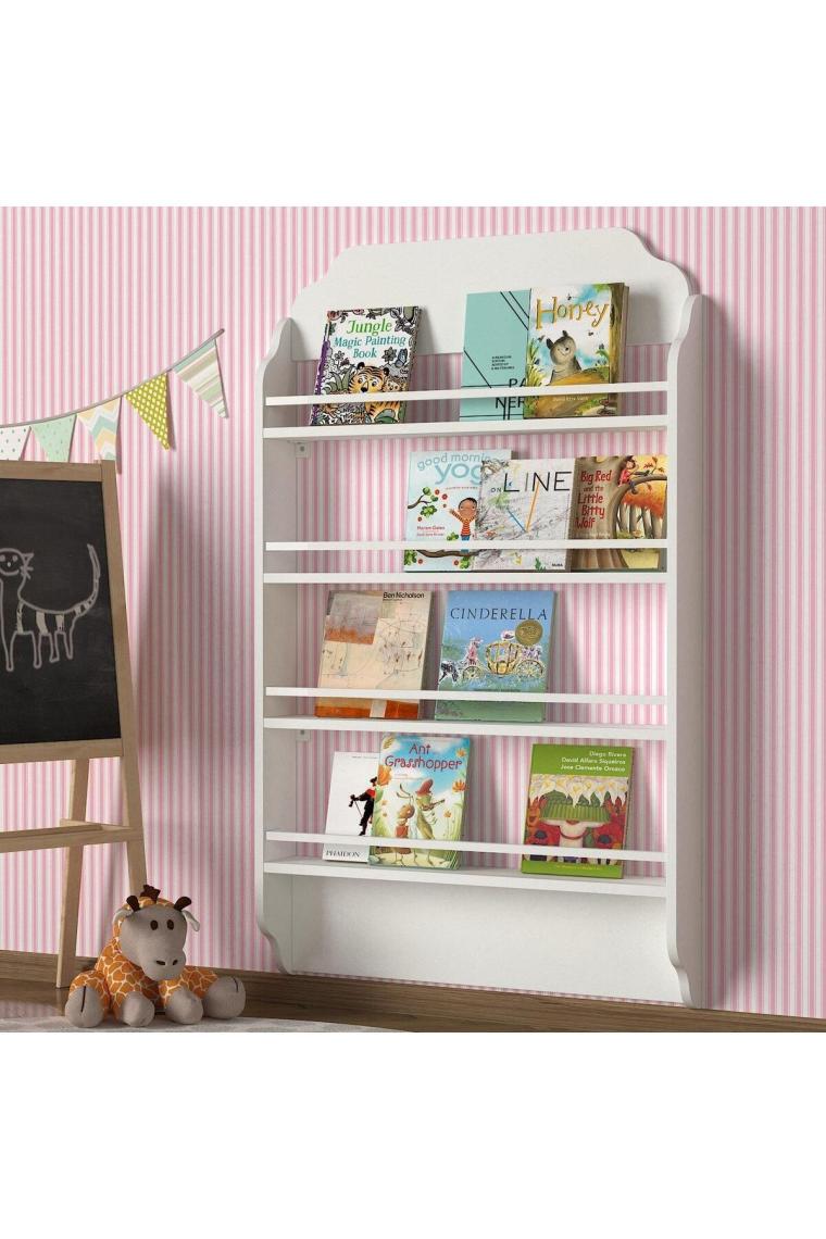 Exclusive Montessori Kitaplık Beyaz