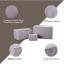 Cuty Home Ok Home Ev Tekstil Baskılı Gri Hurç 3'lü Set