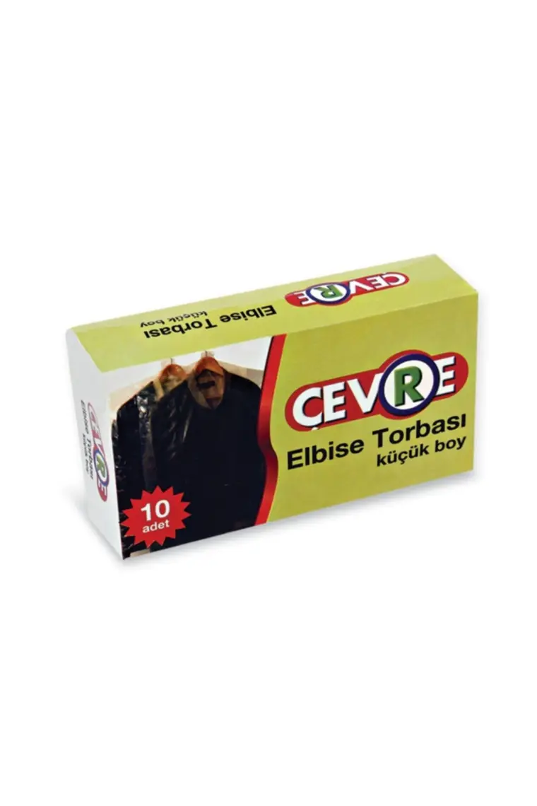Çevre Şeffaf Elbise Torbası Küçük 10'lu 60 x 90 cm