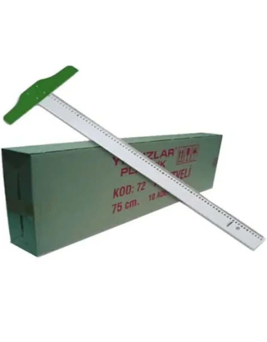 Yıldızlar Kod:072 Plastik T Cetveli 75 cm