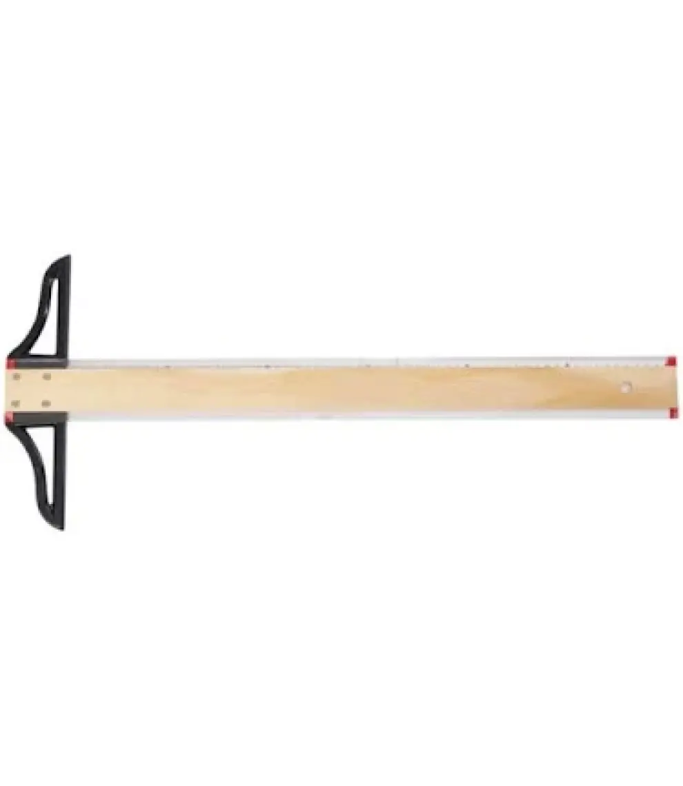 Ahşap T-Cetveli 60 cm (Sökülebilir Başlık, Kumaş Kılıf