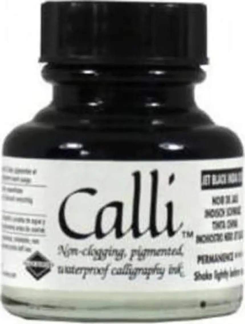 Daler Rowney Calli Kaligrafi Mürekkebi 010 Black India 29.5ml