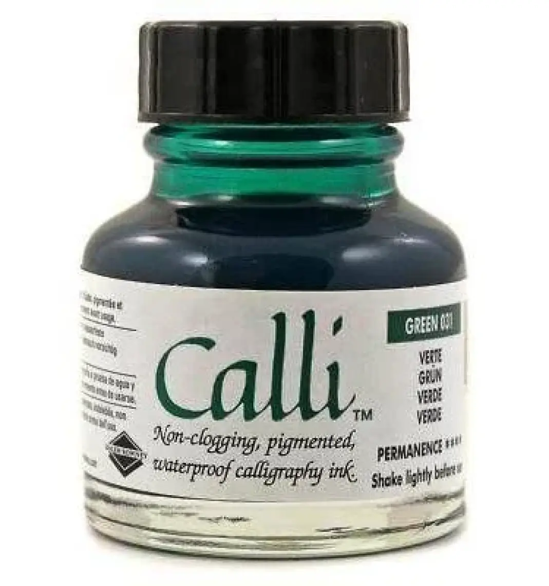 Daler Rowney Calli Kaligrafi Mürekkebi 010 Black India 29.5ml