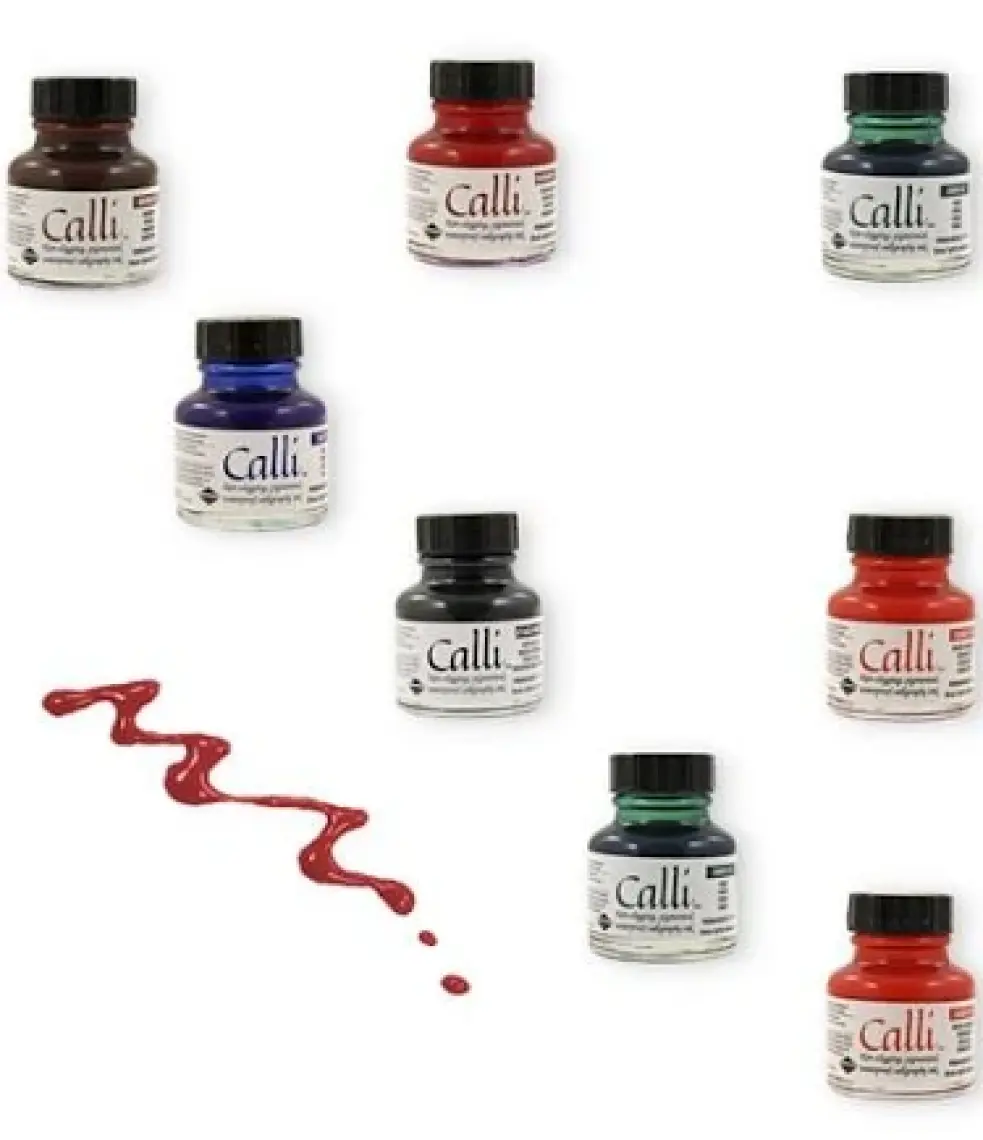 Daler Rowney Calli Kaligrafi Mürekkebi 010 Black India 29.5ml