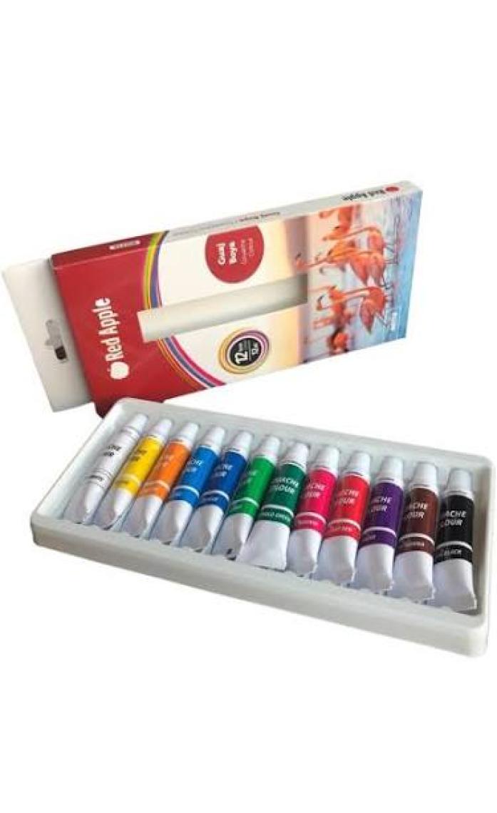 Red Apple  Guaj Boya Seti 12 Renk x 12ML.