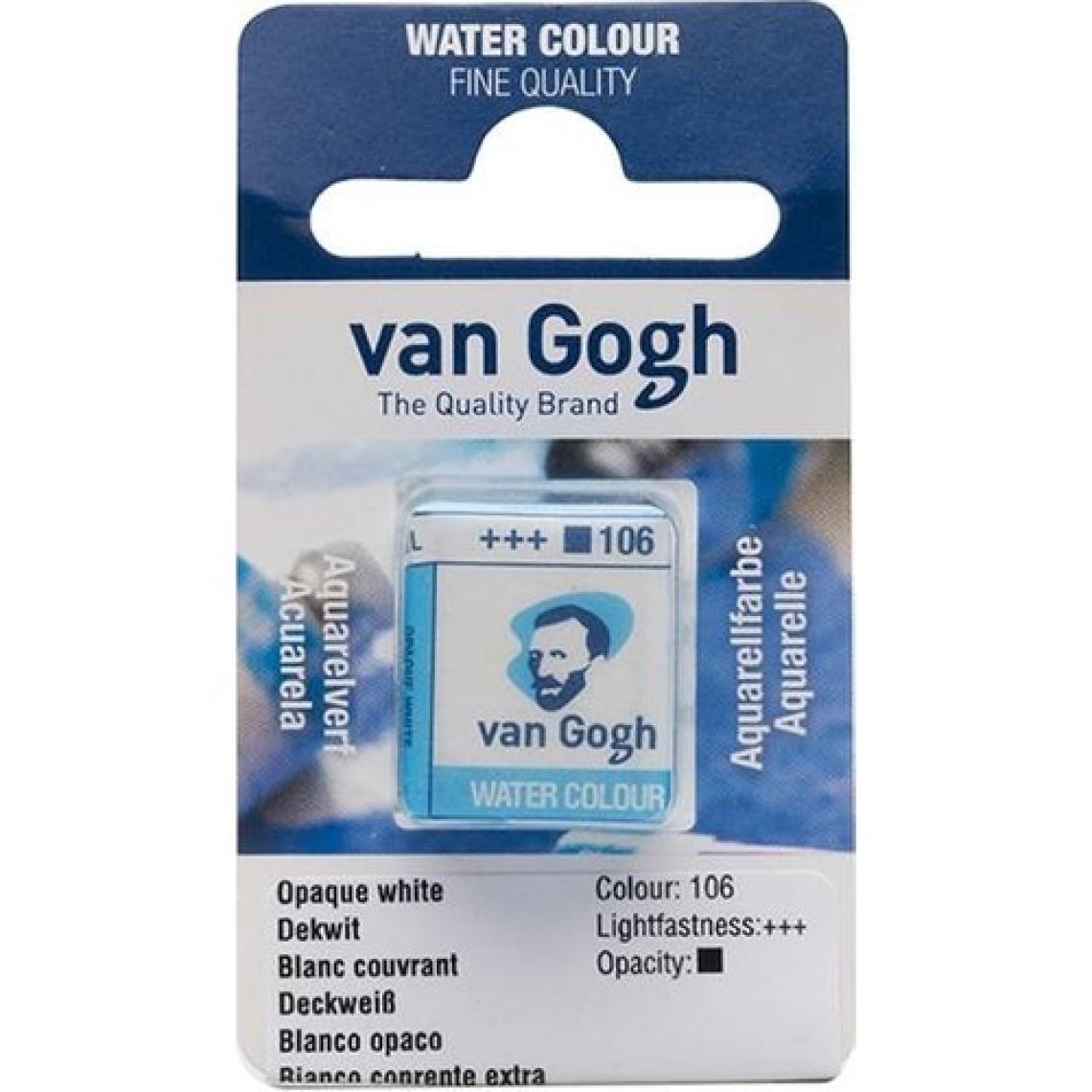 Van Gogh Tablet Sulu Boya Yedek Opaque White 106