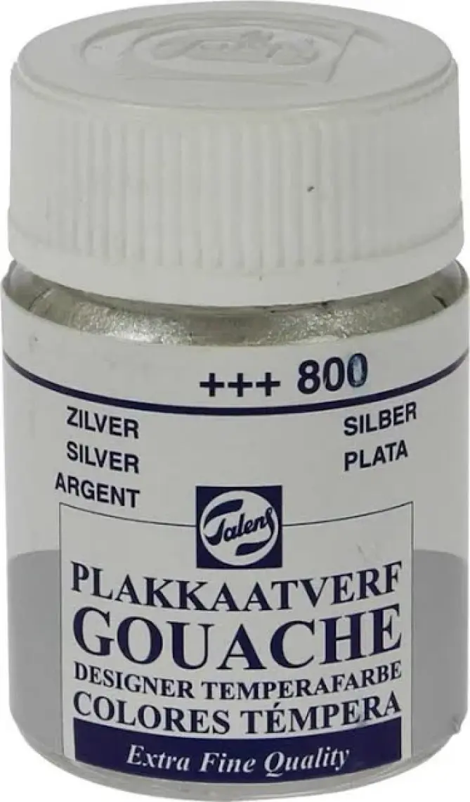 Talens 800 Silver Yaldız Guaj Boya Talens
