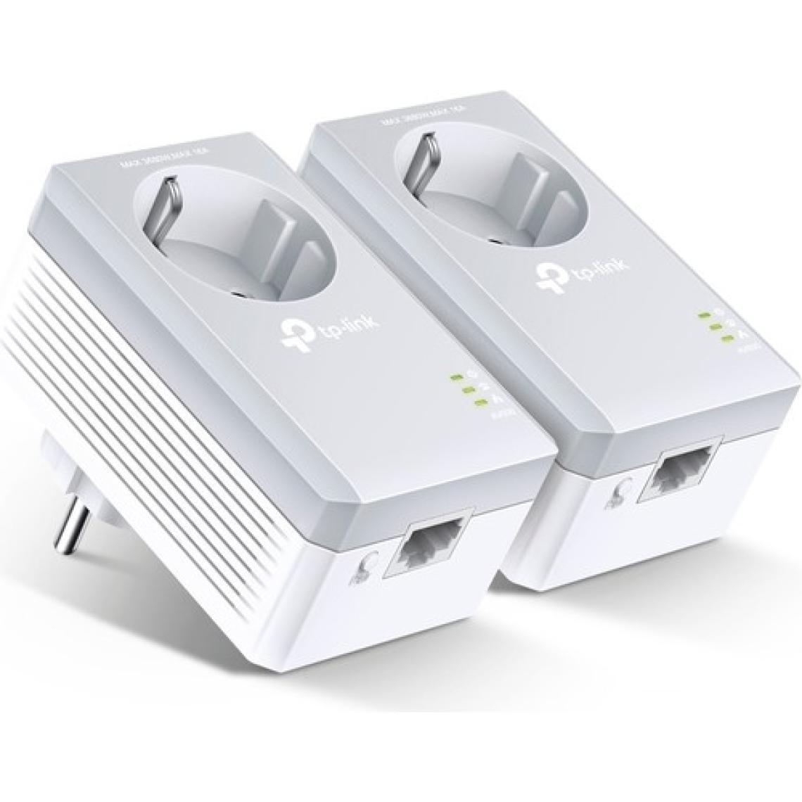 TP-Link TL-PA4010P KIT | Powerline Adaptör Seti | AV600 Mbps | Priz Soketli Tasarım | Ethernet Port | Tak ve Çalıştır | Kolay Kurulum | Tüm Modem ve Router Modelleri ile Uyumludur