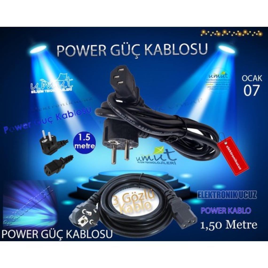 Moonkip Canon I-Sensys LBP6030 Yazıcı Güç Kablosu ( 220V Ac Power Cord )