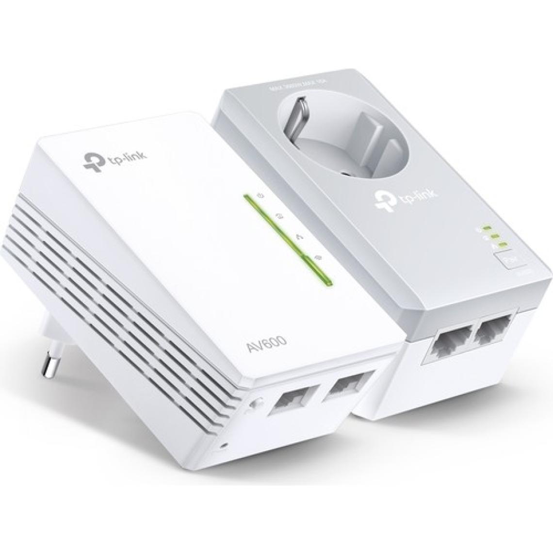 TP-Link TL-WPA4226 KIT | Powerline Adaptör Seti | AV600 + N300 Mbps | WiFi Destekli | Ethernet Port | Tak ve Çalıştır | Kolay Kurulum | Tüm Modem ve Router Modelleri ile Uyumludur