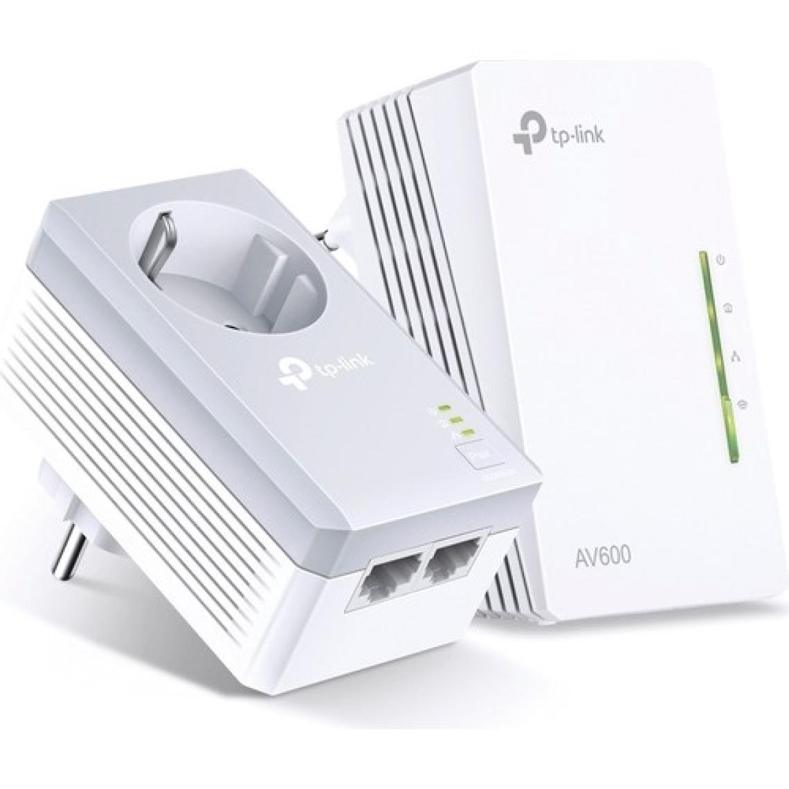 TP-Link TL-WPA4226 KIT | Powerline Adaptör Seti | AV600 + N300 Mbps | WiFi Destekli | Ethernet Port | Tak ve Çalıştır | Kolay Kurulum | Tüm Modem ve Router Modelleri ile Uyumludur