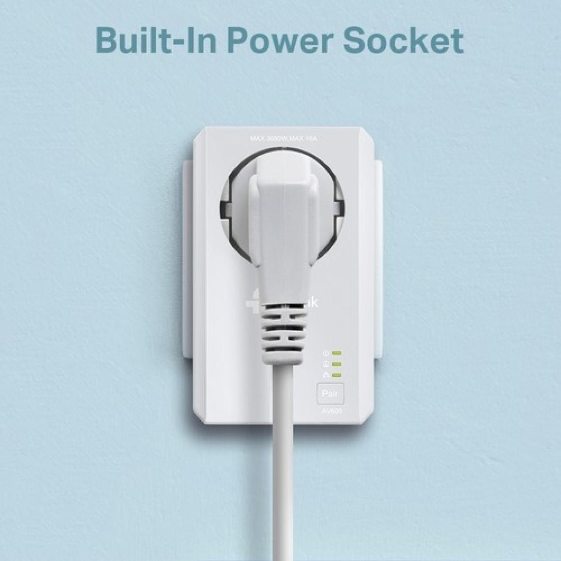 TP-Link TL-WPA4226 KIT | Powerline Adaptör Seti | AV600 + N300 Mbps | WiFi Destekli | Ethernet Port | Tak ve Çalıştır | Kolay Kurulum | Tüm Modem ve Router Modelleri ile Uyumludur
