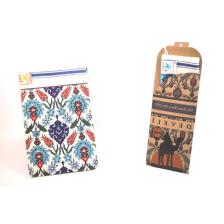 Kese 1973 Kırmızı Lale Çini Baskılı Banyo & Hamam Kese