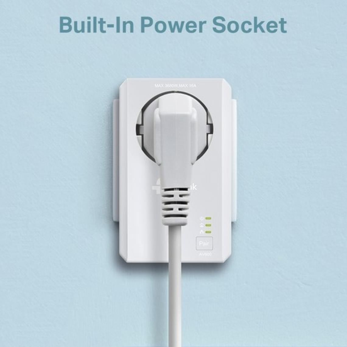 TP-Link TL-WPA4226KIT, AV600 300 Mbps Kablosuz Powerline Adaptör Kiti
