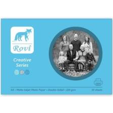 Rovi Fine-Art Mat Çift Taraflı Fotoğraf Kağıdı - 220Gsm - 50Yp - A4