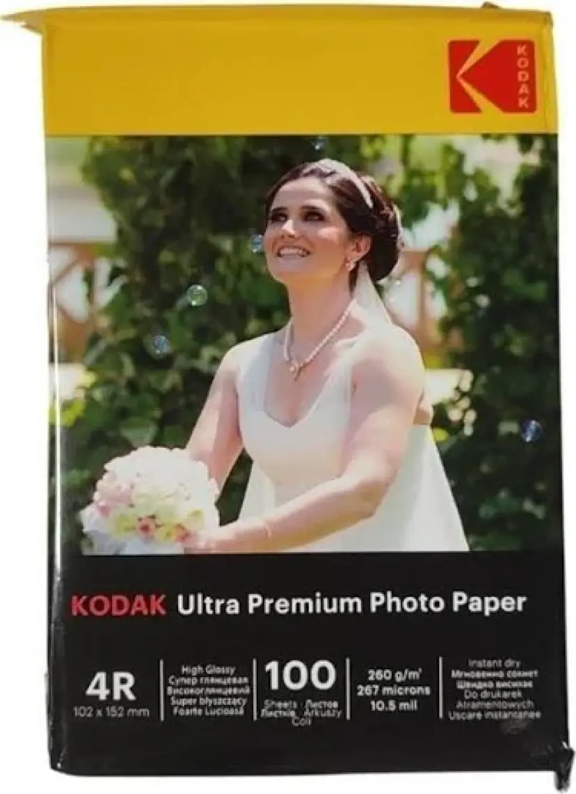 Kodak Parlak Inkjet Fotoğraf Kağıdı 260 gr 10 x 15 cm