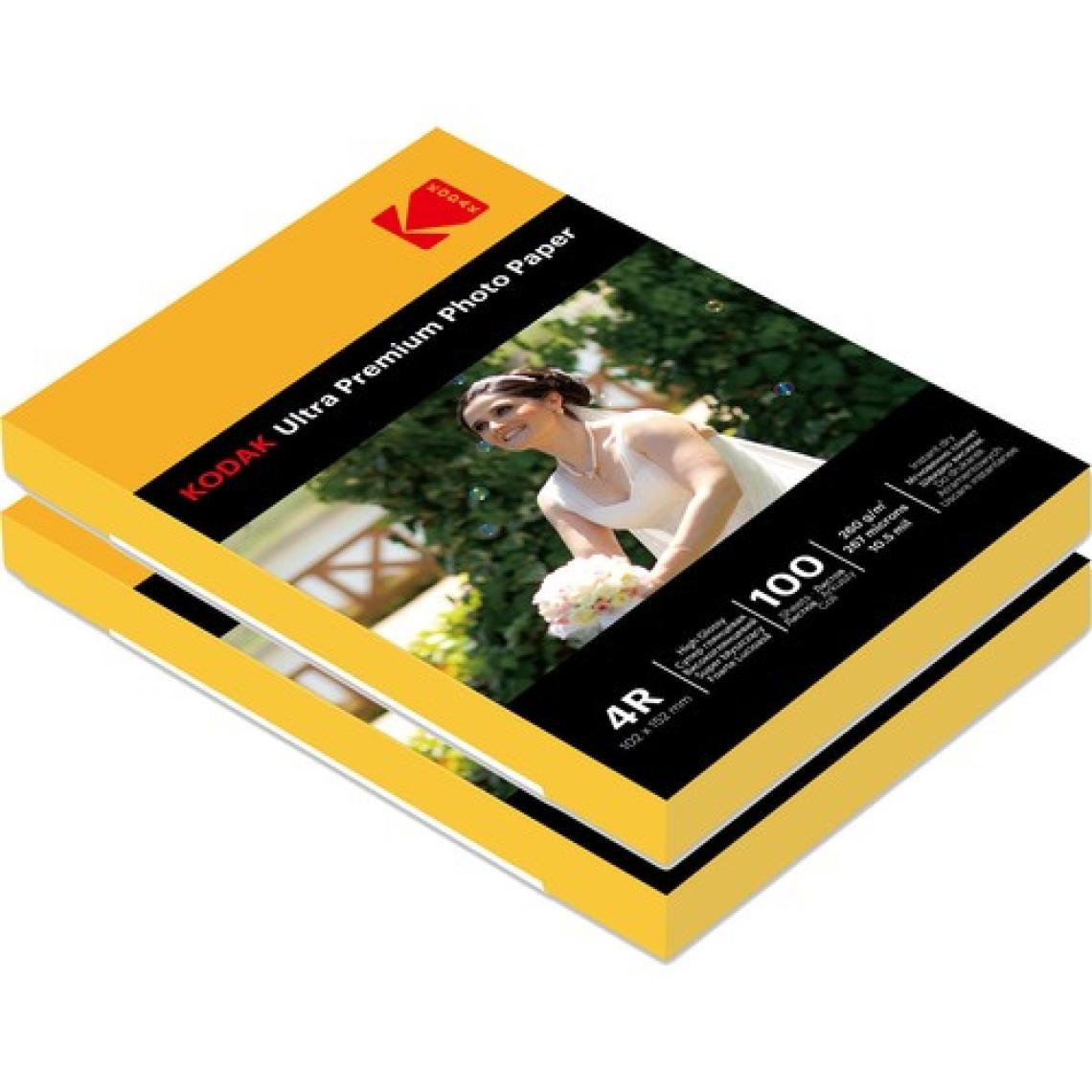 Kodak 260 Gram 10X15 Parlak 2'li Paket 200 Adet Fotoğraf Kağıdı