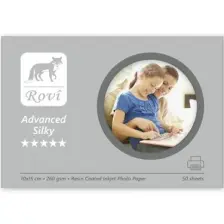 Rovi Advanced İpek Fotoğraf Kağıdı - 260Gsm - 50Yp - 10X15cm