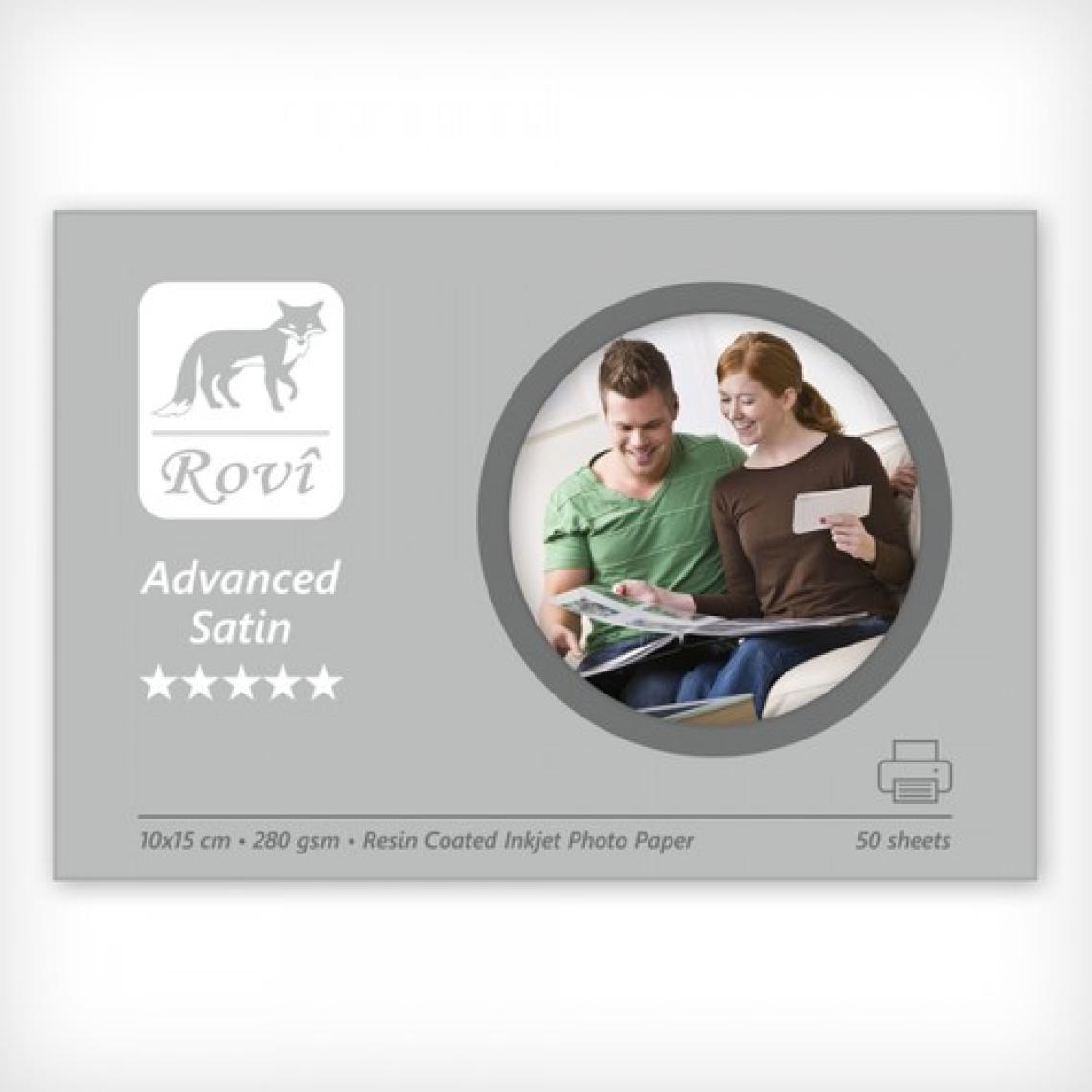 Rovi Advanced Satin Fotoğraf Kağıdı - 280Gsm - 50Yp - 10X15cm