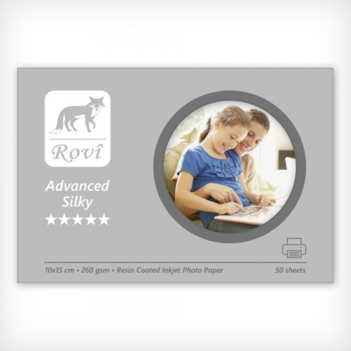 Rovi Advanced İpek Fotoğraf Kağıdı - 260Gsm - 50Yp - 10X15cm