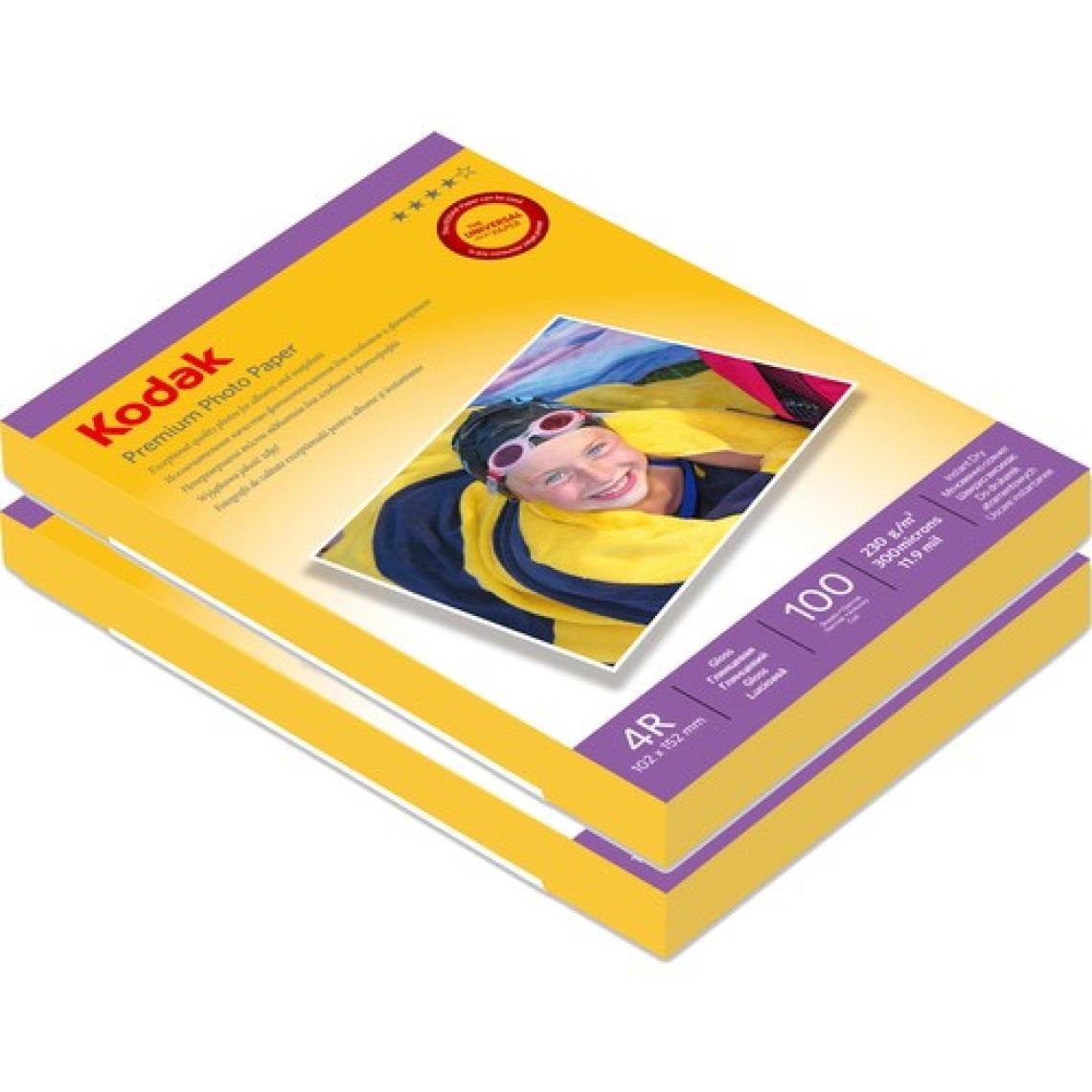 Kodak 230 Gram 10X15 Parlak 2'li Paket 200 Adet İnkjet Fotoğraf Kağıdı