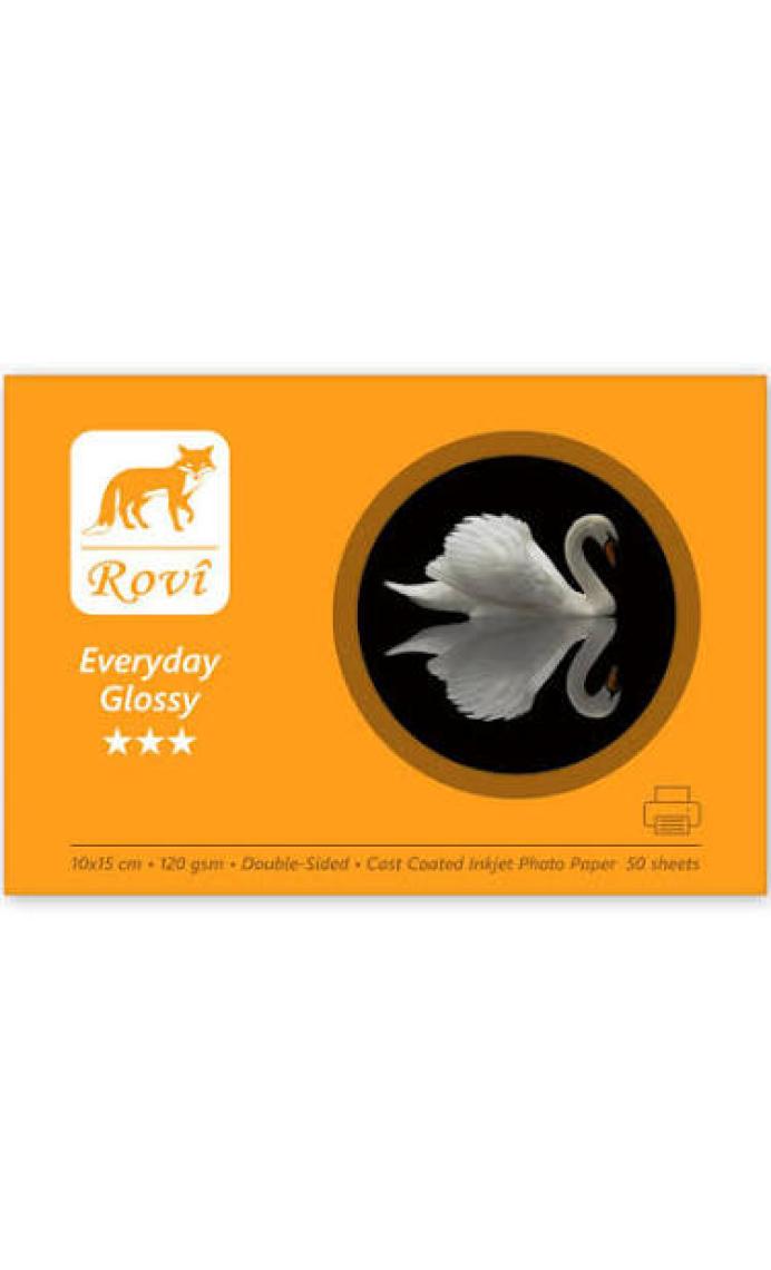 Rovi Everyday Parlak Çift Taraflı Fotoğraf Kağıdı - 120Gsm - 50Yp - A6