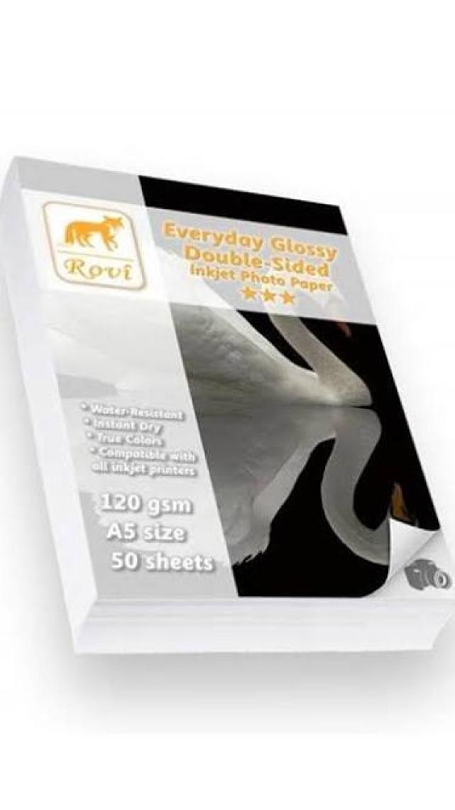 Rovi Everyday Parlak Çift Taraflı Fotoğraf Kağıdı - 120Gsm - 50Yp - A6